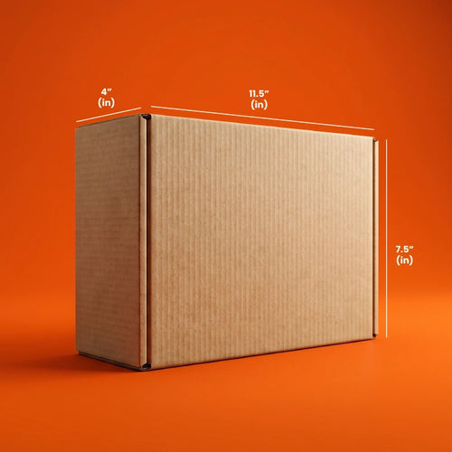 Medium Shoe Ecommerce Box (11.5 x 7.5 x 4 Inches)