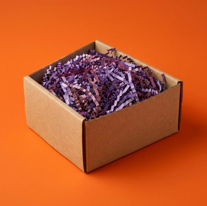 Premium Crinkle Cut Shredded Paper Filler for Gift Boxes & Packaging
