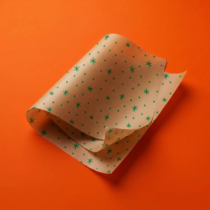 Brown Printed Butter Paper Sheets