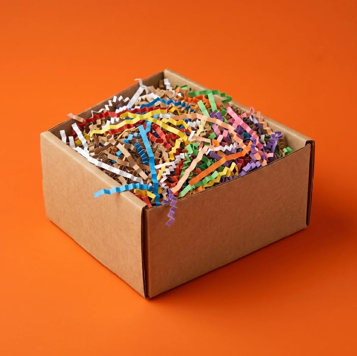 Premium Crinkle Cut Shredded Paper Filler for Gift Boxes & Packaging