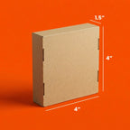 4 x 4 x 1.5 Inches (SwiftPack E-Commerce Box)