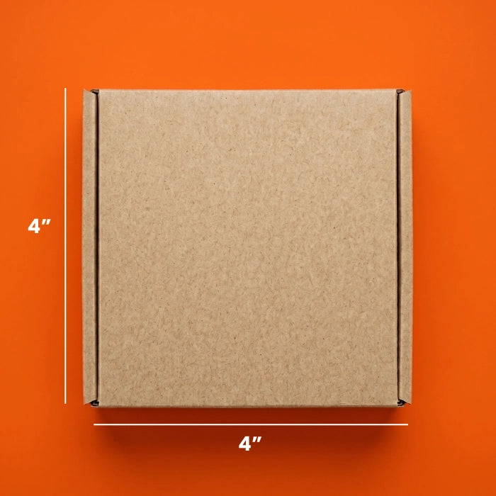 4 x 4 x 1.5 Inches (SwiftPack E-Commerce Box)
