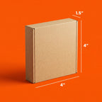 4 x 4 x 1.5 Inches (SwiftPack E-Commerce Box)