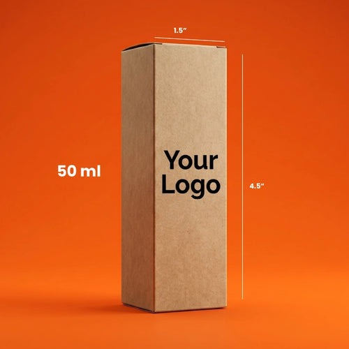 100 PCS Plain Shampoo & Oil Bottle Packaging Boxes