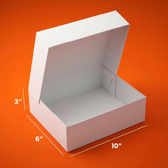 White Brownies Boxes – With & Without Window