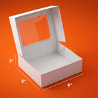 White Brownies Boxes – With & Without Window