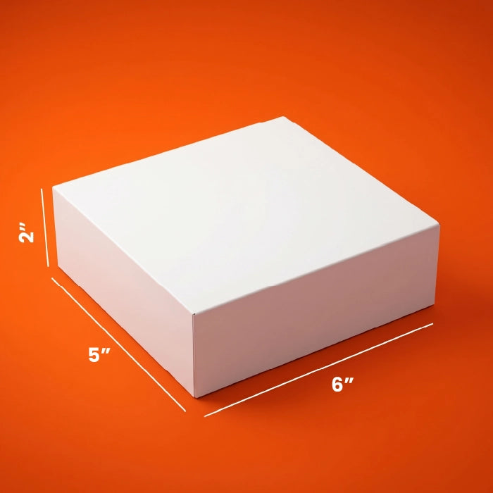 White Brownies Boxes – With & Without Window