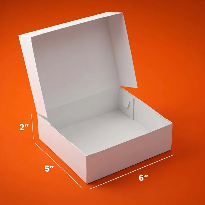 White Brownies Boxes – With & Without Window